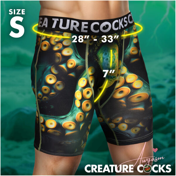 Creature Wear Monstropus Tentacled Monster Boxer Shorts - Small - Image 5