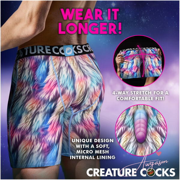 Creature Wear Mystique Unicorn Boxer Shorts - Small - Image 4