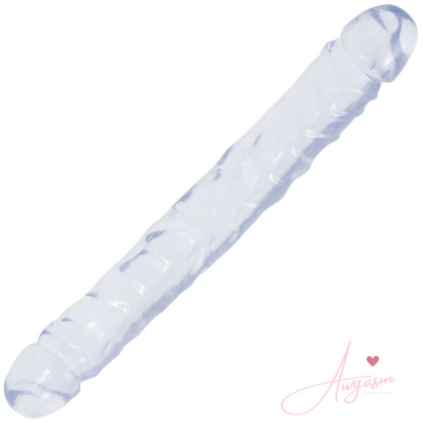 Crystal Jellies Double Dong-Clear 12 - Image 2