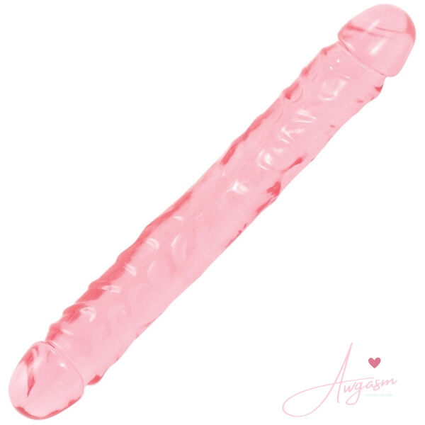 Crystal Jellies Double Dong-Pink 12 - Image 2