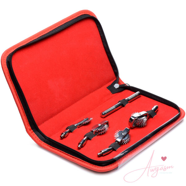 Deluxe Wartenberg Wheel Set with Travel Case - Image 3