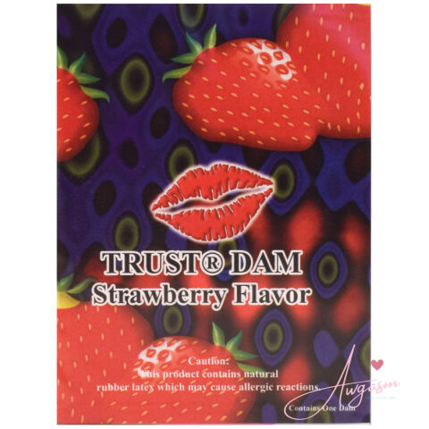 Dental Dam Condom-Strawberry