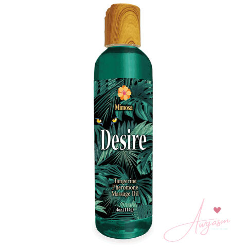 Desire Pheromone Massage Oil-Tangerine 4oz