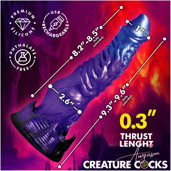Diabolos Thrusting & Vibrating Dildo - Image 4