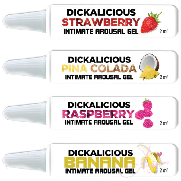 Dickalicious Gel-Assorted Hanging Display of 144 2ML Tubes - Image 2