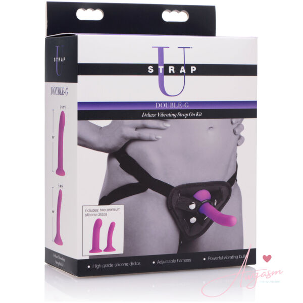 Double G Deluxe Vibrating Strap On Kit - Image 8