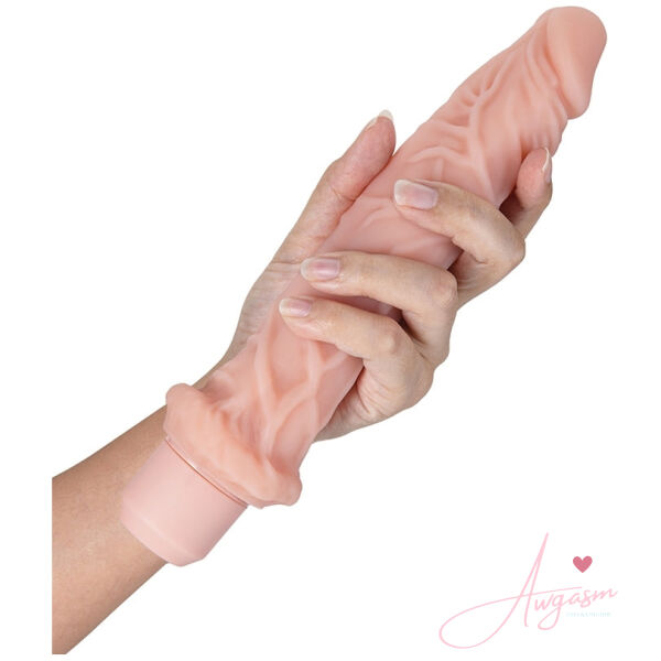 Dr. Skin Silicone Dr. Richard Vibrating Dildo-Vanilla 9 - Image 3