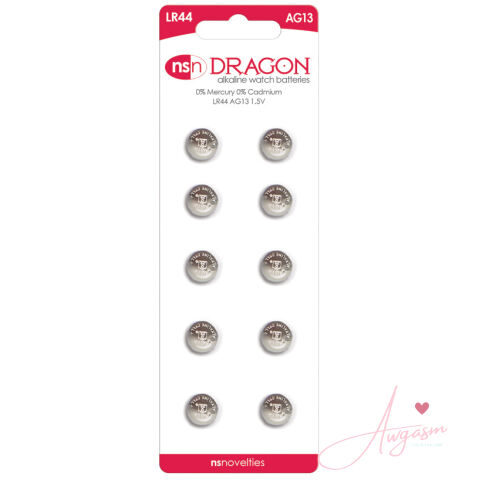 Dragon Alkaline Batteries AG13/LR44 (10 Pack)