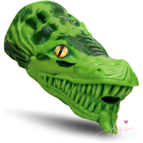 Dragon Tamer Silicone Stroker - Green - Image 5