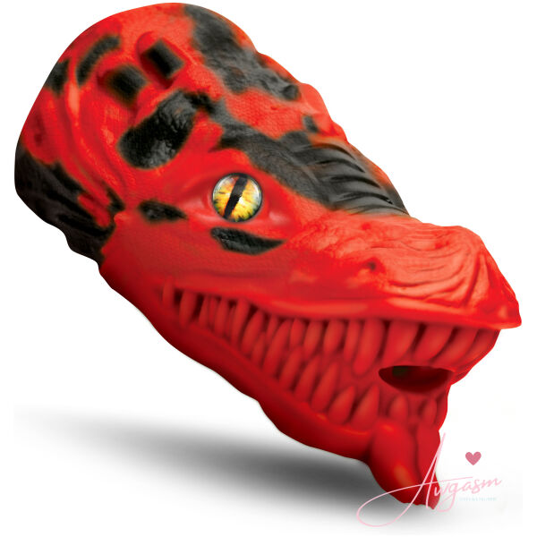 Dragon Tamer Silicone Stroker - Red - Image 5