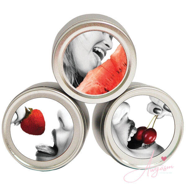 Earthly Body 4-in1 Edible Massage Candle Trio 2oz - Image 2