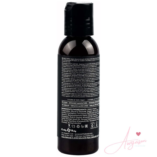 Earthly Body Edible Massage Lotion-Strawberry 2oz - Image 2