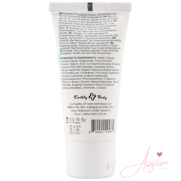 Earthly Body Hemp Seed Hand & Body Lotion-Monoi 1oz - Image 2