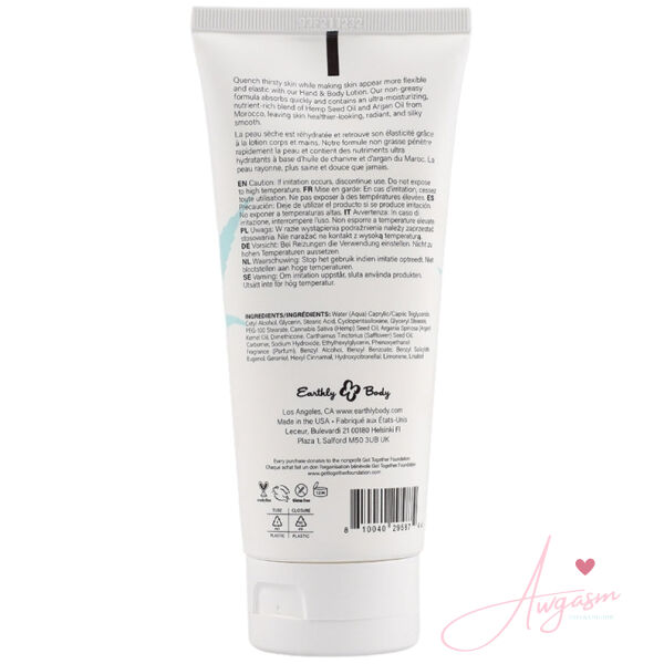 Earthly Body Hemp Seed Hand & Body Lotion-Monoi 7oz - Image 2