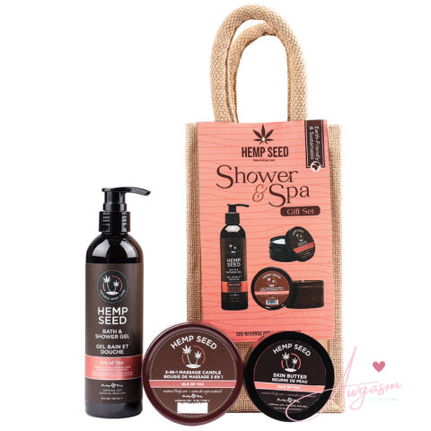 Earthly Body Hemp Seed Holiday Jute Bag-Isle of You