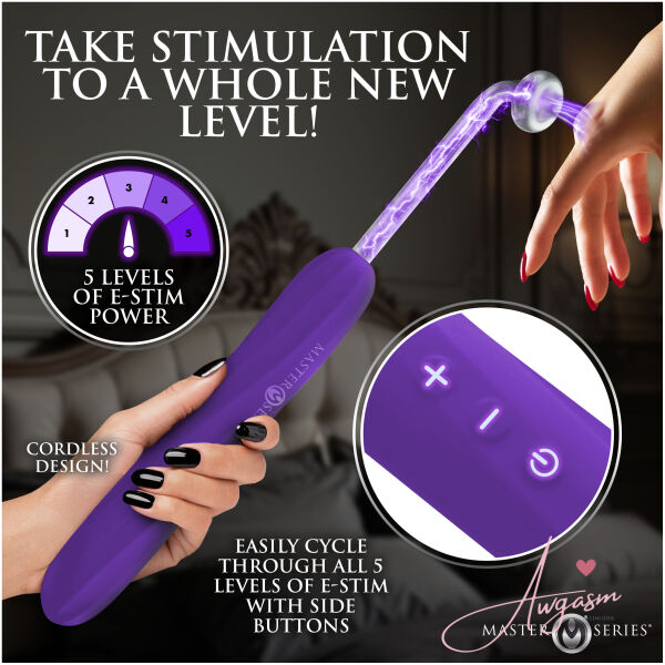 Elektra Rechargeable Violet Wand - Purple - Image 3