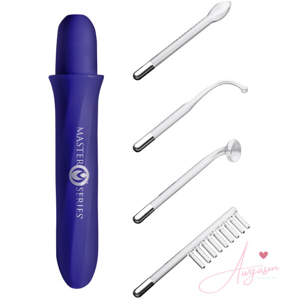 Elektrawand Rechargeable Violet Wand with Attachments - Purple - Image 6