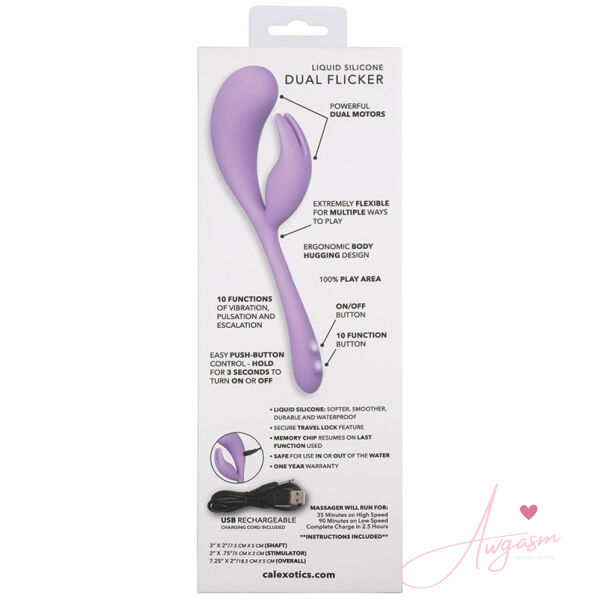 Elle Liquid Silicone Dual Flicker - Image 4