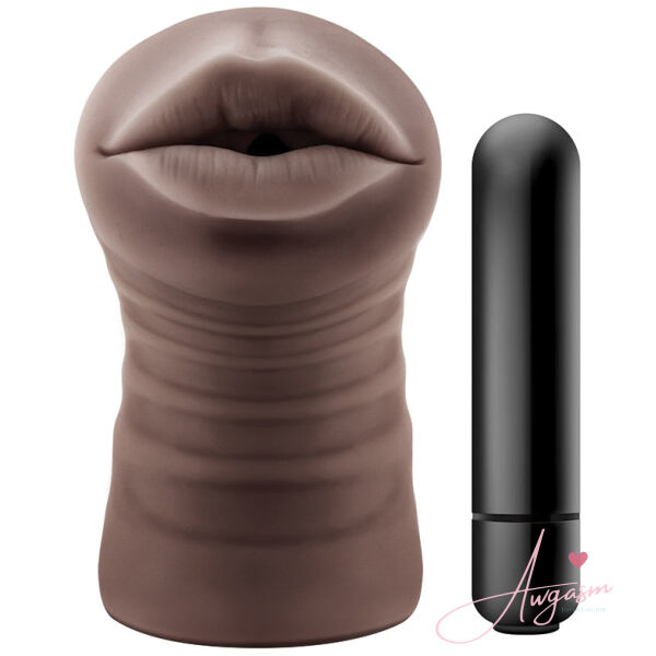 EnLust Vibrating Stroker Krystal-Brown - Image 2