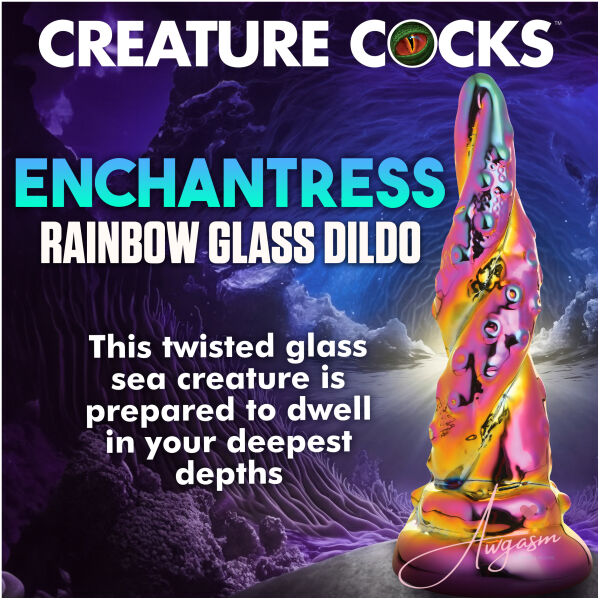 Enchantress Rainbow Glass Dildo - Image 2