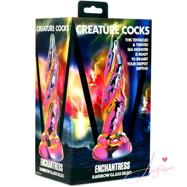 Enchantress Rainbow Glass Dildo - Image 8