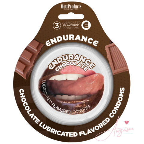 Endurance Condoms-Chocolate 3pk