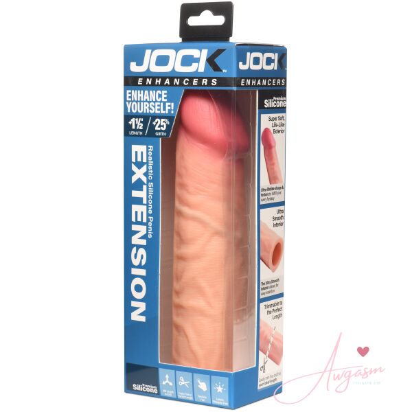 Enhancers 1.5" Silicone Penis Extension Sleeve - Light - Image 6