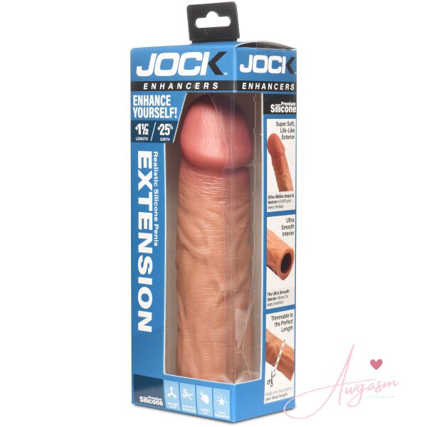 Enhancers 1.5" Silicone Penis Extension Sleeve - Medium - Image 6