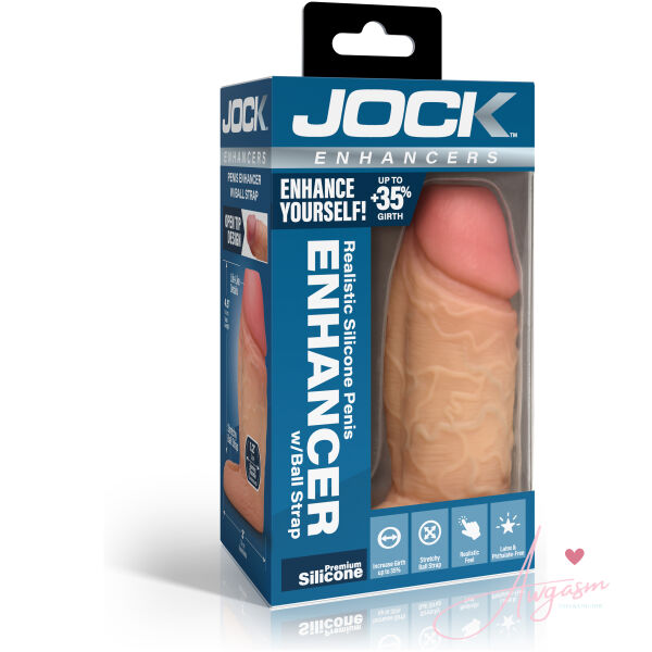 Enhancers Silicone Penis Extension Sleeve - Light - Image 6
