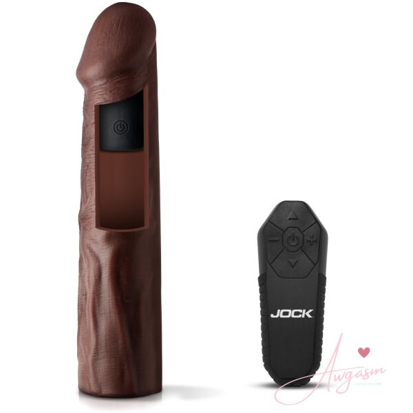 Enhancers Vibrating Penis Extension w/ Remote - Dark - Image 5