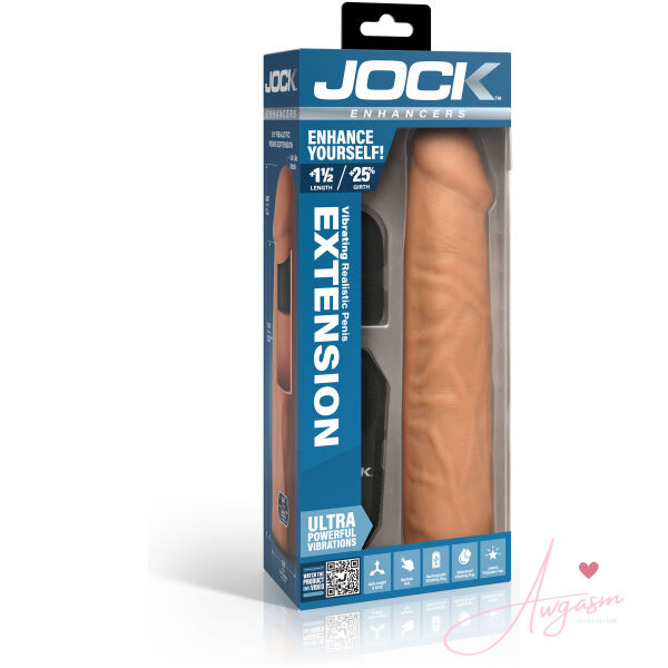 Enhancers Vibrating Penis Extension w/ Remote - Light - Image 6
