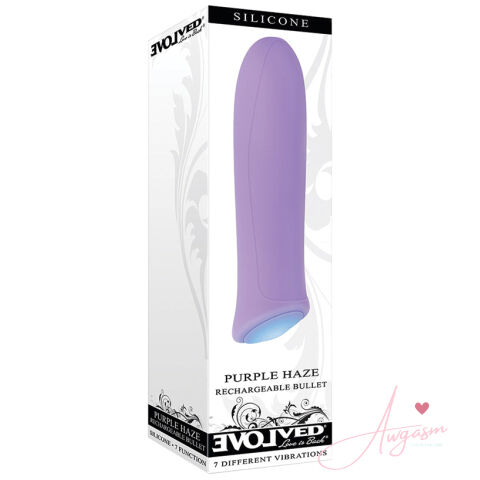 Evolved Purple Haze Silicone Bullet-Purple