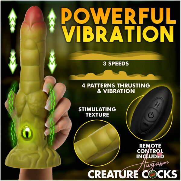Eyegor Thrusting and Vibrating Silicone Dildo - Image 2