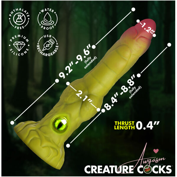 Eyegor Thrusting and Vibrating Silicone Dildo - Image 6