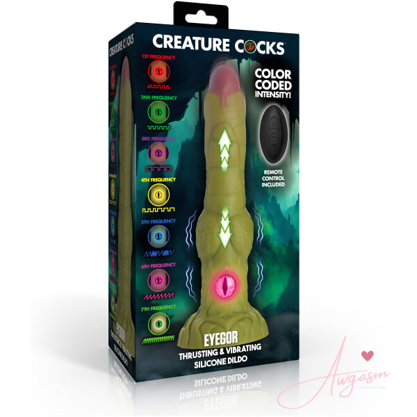 Eyegor Thrusting and Vibrating Silicone Dildo - Image 8