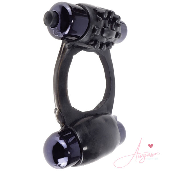 Fantasy C-Ringz Duo-Vibrating Super Ring-Black - Image 2