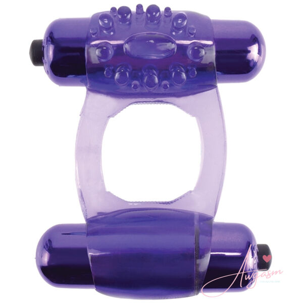 Fantasy C-Ringz Duo-Vibrating Super Ring-Purple - Image 2