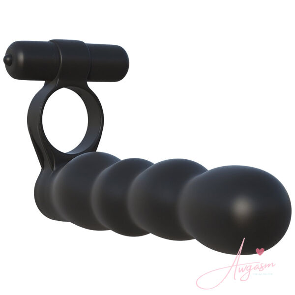 Fantasy C-Ringz Posable Partner Double Penetrator-Black - Image 2