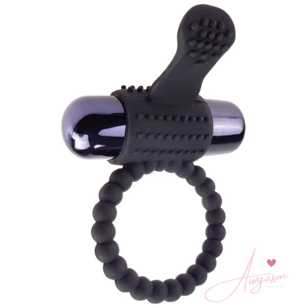 Fantasy C-Ringz Vibrating Silicone Super Ring-Black - Image 2