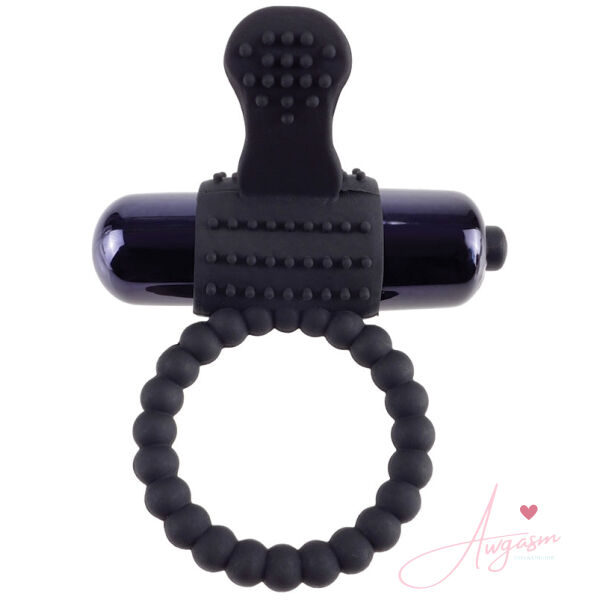 Fantasy C-Ringz Vibrating Silicone Super Ring-Black - Image 3