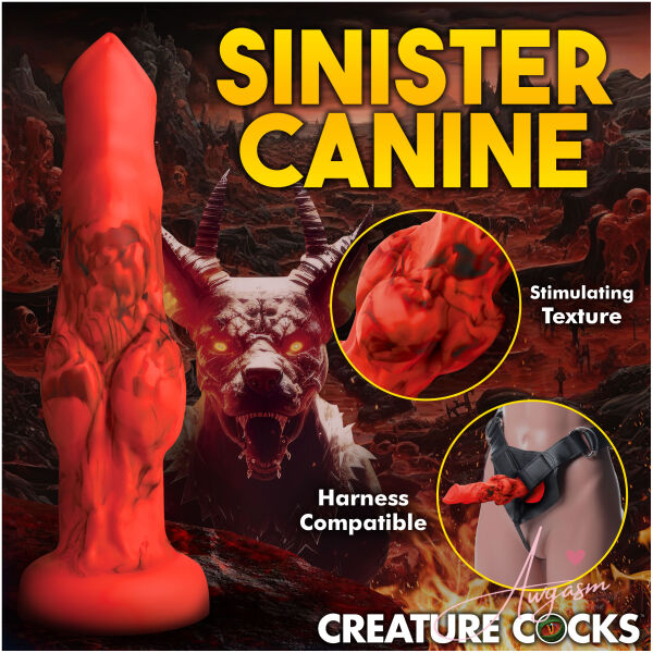 Fire Hound Silicone Dildo - Small - Image 6