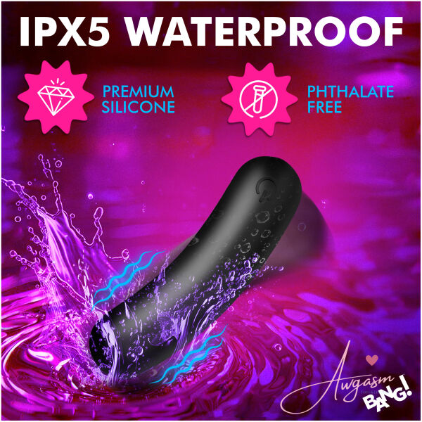 Flexible Silicone Bullet - Black - Image 3