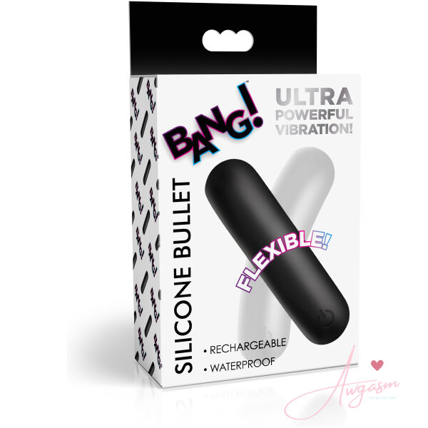 Flexible Silicone Bullet - Black - Image 5