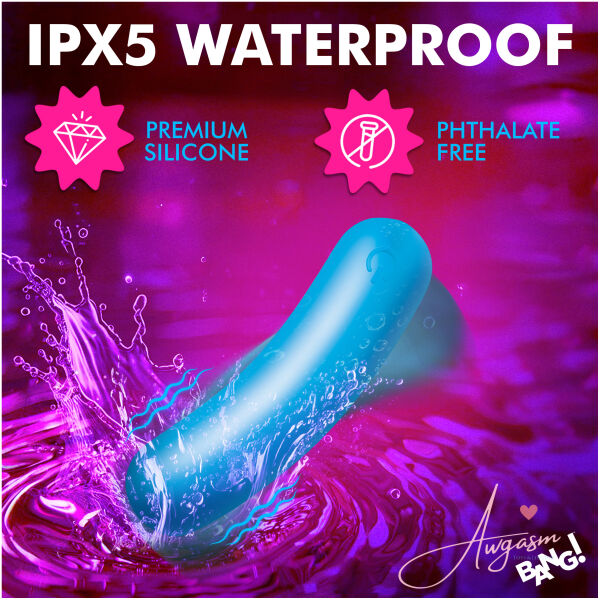 Flexible Silicone Bullet - Blue - Image 3