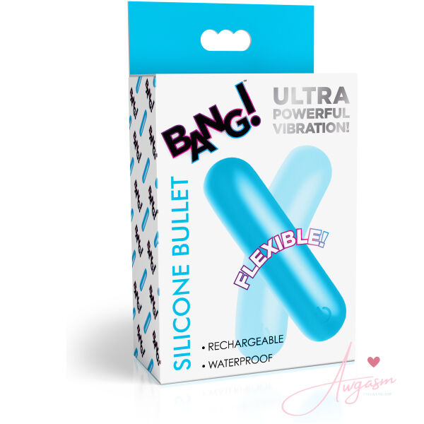 Flexible Silicone Bullet - Blue - Image 5