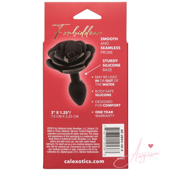 Forbidden Small Rose Anal Plug - Image 4