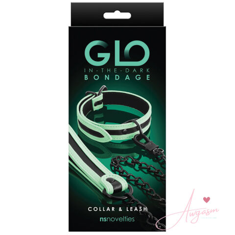 GLO Bondage Collar and Leash