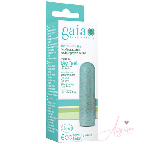 Gaia Eco Rechargeable Bullet Aqua