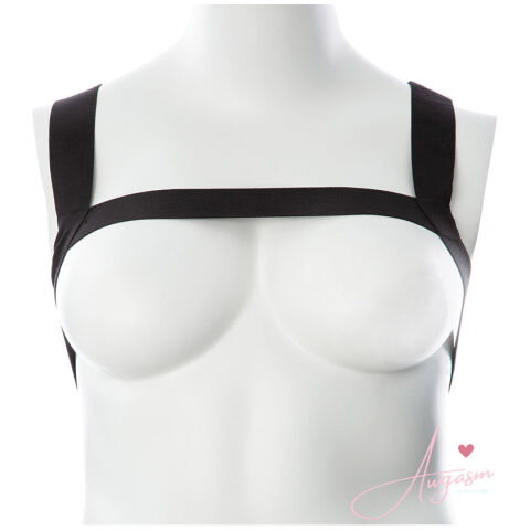 Gender Fluid Billie Harness Single Band-Black S-L-Boxed