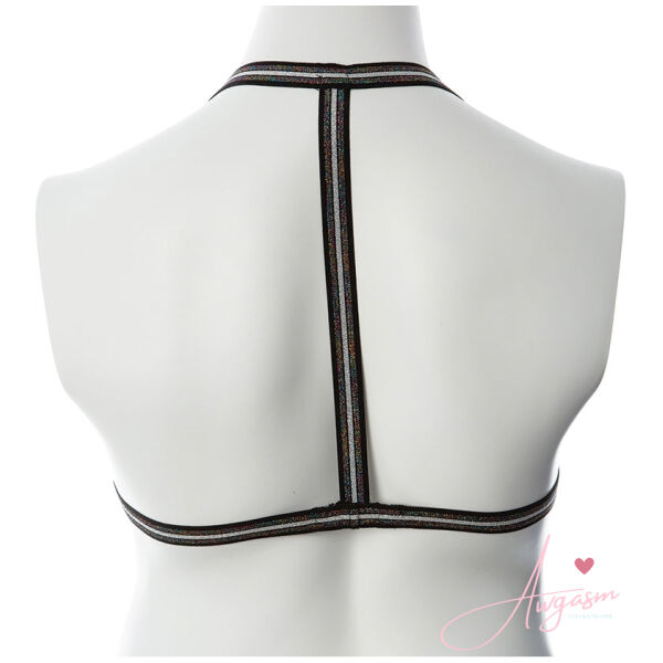 Gender Fluid Silver Lining Harness-Rainbow Glitter L-XXL-Boxed - Image 2